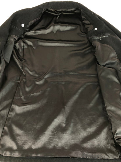 【中古品】【メンズ】 NO ID ーアイディー MELTON RIDERS COAT 447006-541C メルトン ライダース コート アウター 140-260107-rt-09-tag カラー：ブラック 万代Net店