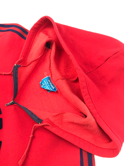 【中古品】【メンズ】 adidas アディダス VENTEX 70’s LOGO HALF ZIP PARKA 70年代 ロゴ ハーフジップパーカー フランス製 ヴィンテージ 146-250308-hi-15-tag サイズ：なし カラー：レッド 万代Net店