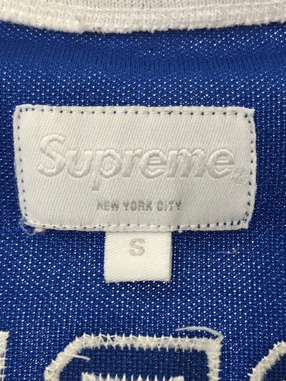 【中古品】【メンズ】 SUPREME シュプリーム 13AW FLEUR DE LIS HOCKEY TOP フルール ド リス ホッケー トップ 149-260701-rt-08-tag サイズ：S カラー：ブルー 万代Net店