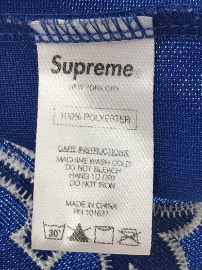 【中古品】【メンズ】 SUPREME シュプリーム 13AW FLEUR DE LIS HOCKEY TOP フルール ド リス ホッケー トップ 149-260701-rt-08-tag サイズ：S カラー：ブルー 万代Net店