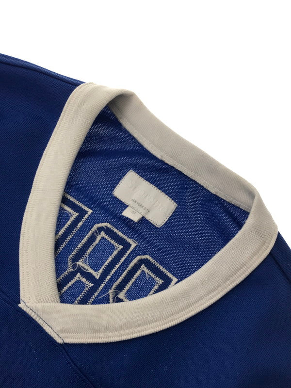 【中古品】【メンズ】 SUPREME シュプリーム 13AW FLEUR DE LIS HOCKEY TOP フルール ド リス ホッケー トップ 149-260701-rt-08-tag サイズ：S カラー：ブルー 万代Net店