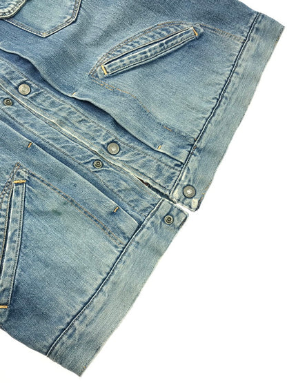 【ジャンク品】【メンズ】  J.C.PENNEY FOREMOST J.C.ペニーフォアモスト 50's~60's DENIM JACKET 50-60年代 デニムジャケット 裏地ブランケット アウター 146-250313-hi-26-tag サイズ：表記なし カラー：ライトインディゴ 万代Net店