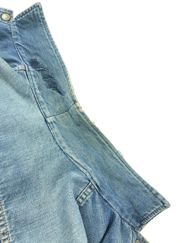 【ジャンク品】【メンズ】  J.C.PENNEY FOREMOST J.C.ペニーフォアモスト 50's~60's DENIM JACKET 50-60年代 デニムジャケット 裏地ブランケット アウター 146-250313-hi-26-tag サイズ：表記なし カラー：ライトインディゴ 万代Net店