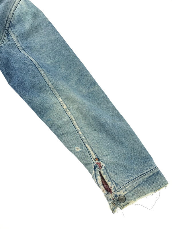 【ジャンク品】【メンズ】  J.C.PENNEY FOREMOST J.C.ペニーフォアモスト 50's~60's DENIM JACKET 50-60年代 デニムジャケット 裏地ブランケット アウター 146-250313-hi-26-tag サイズ：表記なし カラー：ライトインディゴ 万代Net店