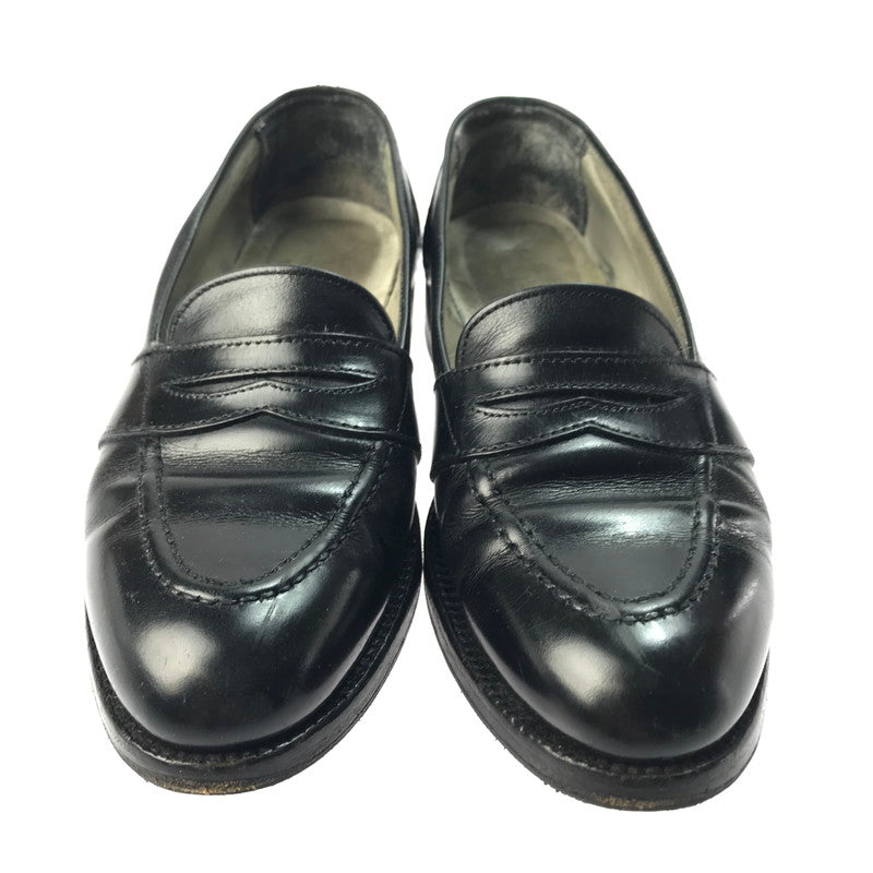 【中古品】【メンズ】 ALDEN オールデン FULL STRAP PENNY LOAFER 681 フルストラップ ペニーローファー 靴 164-250311-yk-10-tag サイズ：7.5 カラー：ブラック 万代Net店