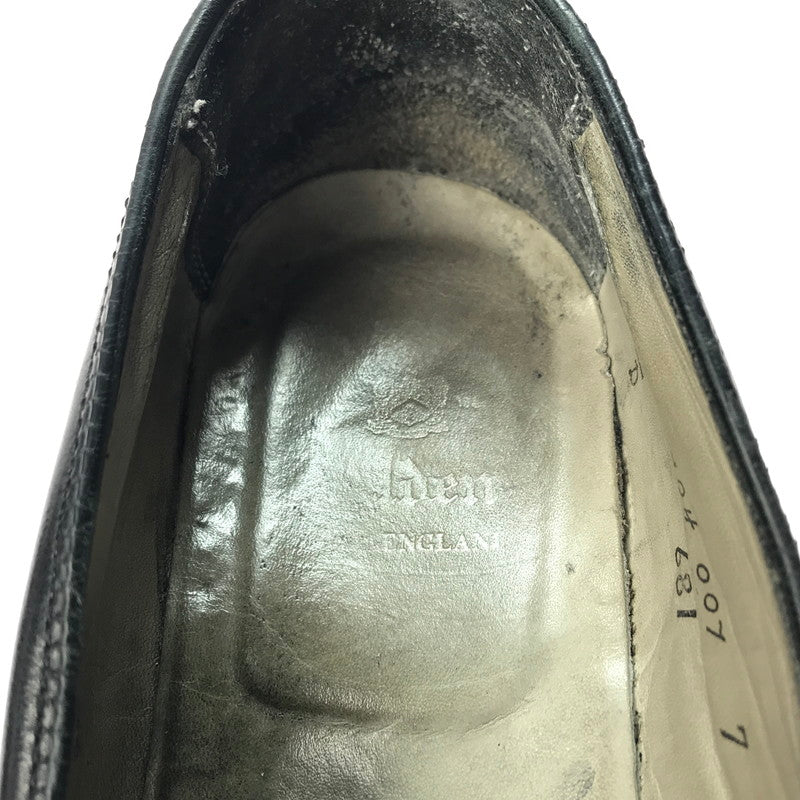 【中古品】【メンズ】 ALDEN オールデン FULL STRAP PENNY LOAFER 681 フルストラップ ペニーローファー 靴 164-250311-yk-10-tag サイズ：7.5 カラー：ブラック 万代Net店