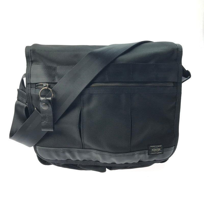 【中古品】【メンズ】 PORTER ポーター 吉田カバン HEAT SHOULDER BAG ヒート ショルダーバッグ カバン 188-250314-yk-19-tag カラー：ブラック 万代Net店