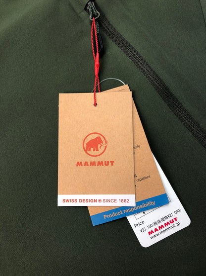 【中古美品】【メンズ】 Mammut マムート MACUN 2.0 SO HOODED JACKET 1011-00792 マクン 2.0 フーデッド ジャケット ライトアウター 144-250309-hi-12-tag サイズ：L カラー：グリーン 万代Net店