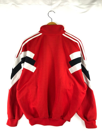 【中古品】【メンズ】 adidas アディダス 80’s LOGO TRACK JACKET 80年代 ロゴ トラックジャケット 銀タグ ジャージ 146-250309-hi-16-tag サイズ：US M カラー：レッド 万代Net店