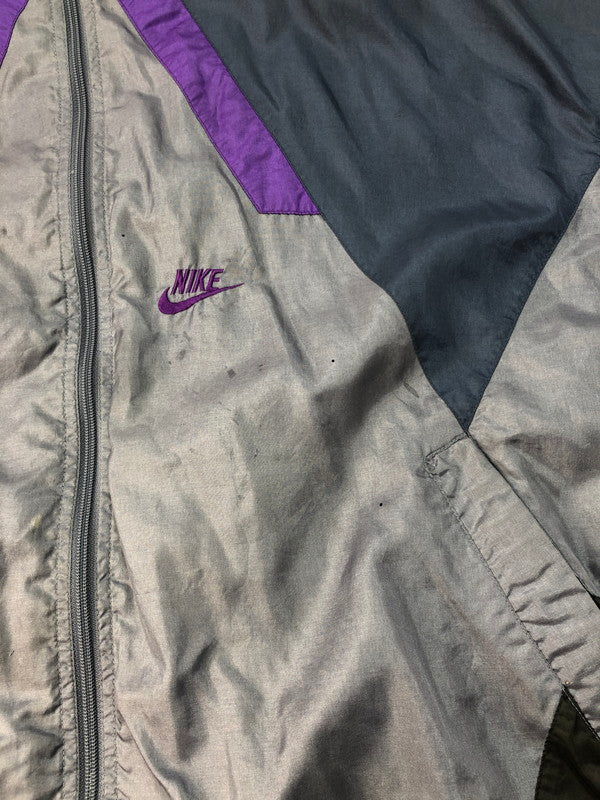 【現状渡し品】【メンズ】 NIKE ナイキ 90's NYLON JACKET 90年代 ナイロンジャケット 銀タグ ライトアウター 146-250309-hi-17-tag サイズ：M カラー：マルチカラー 万代Net店