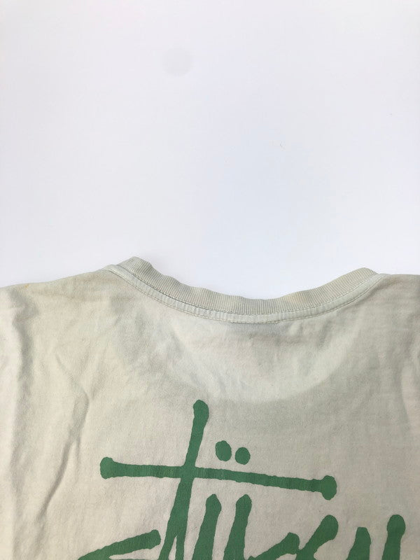 【中古品】【メンズ】 STUSSY ステューシー DOLLIE PIGMENT DYED TEE ドリー ピグメント ダイ Tシャツ トップス 142-250310-ss-04-tag カラー：ホワイト 万代Net店