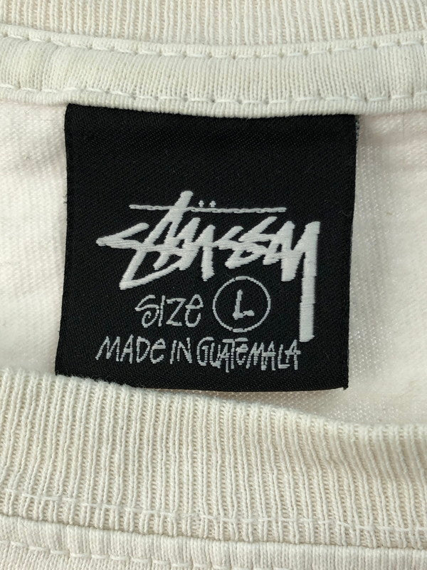 【中古品】【メンズ】 STUSSY ステューシー DOLLIE PIGMENT DYED TEE ドリー ピグメント ダイ Tシャツ トップス 142-250310-ss-04-tag カラー：ホワイト 万代Net店