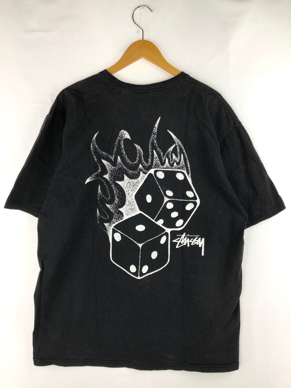 【中古品】【メンズ】 STUSSY ステューシー FIRE DICE TEE ファイヤー ダイ Tシャツ トップス 142-250310-ss-03-tag カラー：ブラック 万代Net店