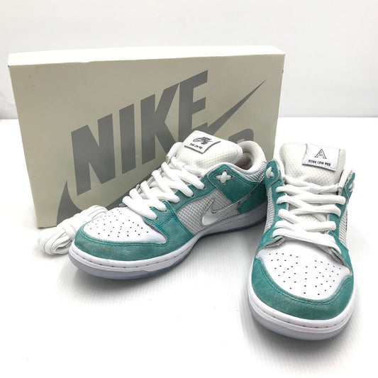 【中古品】【メンズ】 NIKE SB ナイキエスビー × APRIL SKATEBOARDS エイプリル スケートボード コラボ DUNK LOW PRO QS FD2562-400 ダンク ロー プロ QS スニーカー 靴 160-250309-hi-07-tag サイズ：26.5cm US 8.5 カラー：WHITE AND MULTI-COLOR 万代Net店