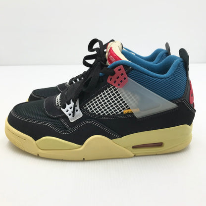 【中古美品】【メンズ】 NIKE ナイキ × UNION ユニオン コラボ AIR JORDAN 4 DC9533-001 エア ジョーダン 4 レトロ スペシャル ユニオン スニーカー 靴 160-250309-hi-01-tag サイズ：27cm US 9 カラー：OFF NOIR 万代Net店