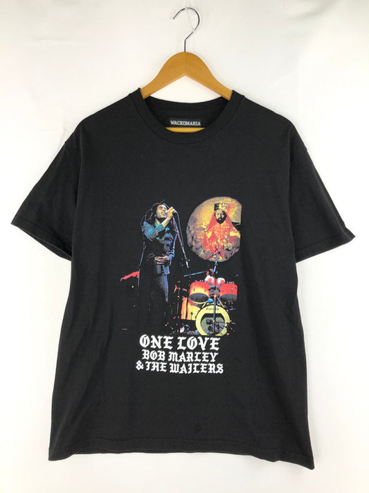 【中古品】【メンズ】  WACKOMARIA ワコマリア ONE LOVE公開記念 BOB MARLEY ボブマーリー T-SHIRT TYPE-1 Tシャツ トップス 142-250310-ss-02-tag カラー：ブラック 万代Net店