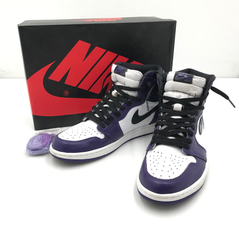 【中古品】【メンズ】 NIKE ナイキ AIR JORDAN 1 RETRO HIGH OG 555088-500 エア ジョーダン 1 レトロ ハイ OG コートパープル スニーカー 靴 160-250309-hi-04-tag サイズ：29.5cm US 11.5 カラー：COURT PURPLE 万代Net店