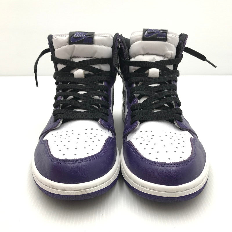 【中古品】【メンズ】 NIKE ナイキ AIR JORDAN 1 RETRO HIGH OG 555088-500 エア ジョーダン 1 レトロ ハイ OG コートパープル スニーカー 靴 160-250309-hi-04-tag サイズ：29.5cm US 11.5 カラー：COURT PURPLE 万代Net店