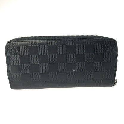 【中古品】【メンズ】 LOUIS VUITTON ルイ・ヴィトン ダミエ・アンフィニ ジッピーウォレット ヴェルティカル N63548 ロングウォレット 長財布 179-250314-yk-13-tag カラー：ブラック 万代Net店