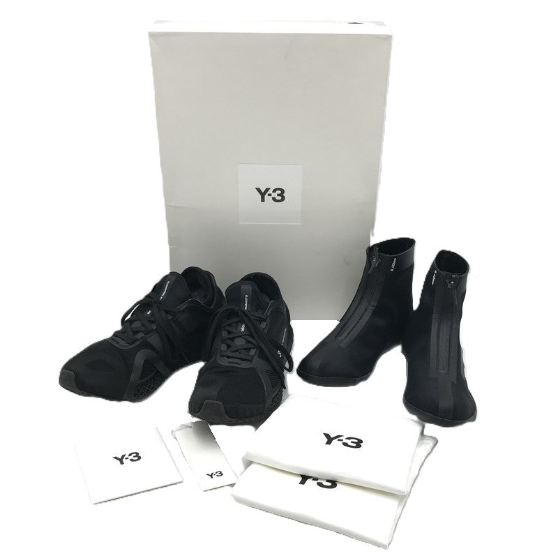 【中古品】【メンズ】 Y-3 ワイスリー RUNNER 4D IOW GZ9141 ワイスリー ランナー 4D IOW ブラック スニーカー 靴 161-250309-hi-10-tag サイズ：25cm US 7 カラー：BLACK 万代Net店