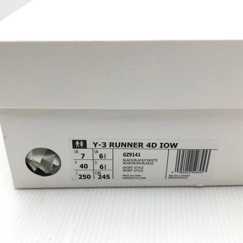 【中古品】【メンズ】 Y-3 ワイスリー RUNNER 4D IOW GZ9141 ワイスリー ランナー 4D IOW ブラック スニーカー 靴 161-250309-hi-10-tag サイズ：25cm US 7 カラー：BLACK 万代Net店