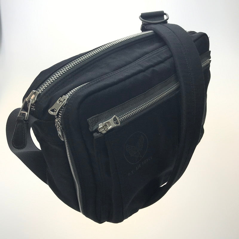 【中古品】【メンズ】 PORTER ポーター 吉田カバン PORTER FLYING ACE SHOULDER BAG 863-17041 ポーター フライングエース ショルダーバッグ カバン 188-250314-yk-17-tag カラー：ブラック 万代Net店