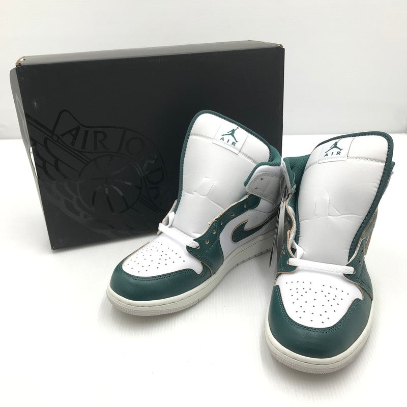 【中古美品】【メンズ】 NIKE ナイキ AIR JORDAN 1 MID FQ7720-103 エアジョーダン 1 ミッド オキシダイズドグリーン スニーカー 靴 160-250309-hi-03-tag サイズ：27.5cm US 9.5 カラー：OXIDIZED GREEN 万代Net店