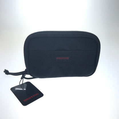 【中古美品】【メンズ】 BRIEFING ブリーフィング SHORT WALLET BRM181601-010 ショートウォレット ラウンドファスナー 財布 200-250314-yk-15-tag カラー：ブラック 万代Net店