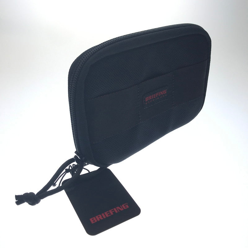 【中古美品】【メンズ】 BRIEFING ブリーフィング SHORT WALLET BRM181601-010 ショートウォレット ラウンドファスナー 財布 200-250314-yk-15-tag カラー：ブラック 万代Net店