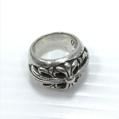 【中古品】【メンズ】 CHROME HEARTS クロムハーツ FLRL CRS RING フローラルクロスロング 指輪 アクセサリー 190-250313-hi-50-tag カラー：シルバー 万代Net店