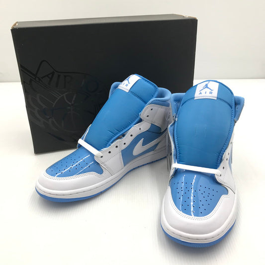 【中古美品】【メンズ】 NIKE ナイキ AIR JORDAN 1 MID  FZ2142-114 エアジョーダン 1 ミッド レジェンドブルー スニーカー 靴 160-250309-hi-02-tag サイズ：27.5cm US 9.5 カラー：WHITE/LEGEND BLUE 万代Net店