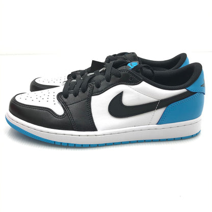 【中古美品】【メンズ】 NIKE ナイキ AIR JORDAN 1 LOW OG CZ0790-104 エアジョーダン1 ロー OG パウダーブルー スニーカー 靴 160-250309-hi-05-tag サイズ：28cm US 10 カラー：BLACK AND DARK POWDER BLUE/UNC 万代Net店