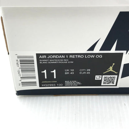 【中古美品】【メンズ】 NIKE ナイキ AIR JORDAN 1 RETRO LOW OG HQ2993-100 エアジョーダン 1 レトロ ロー OG ハワード スニーカー 靴 160-250309-hi-06-tag サイズ：29cm US 11 カラー：HOWARD GYM RED AND MIDNIGHT NAVY 万代Net店