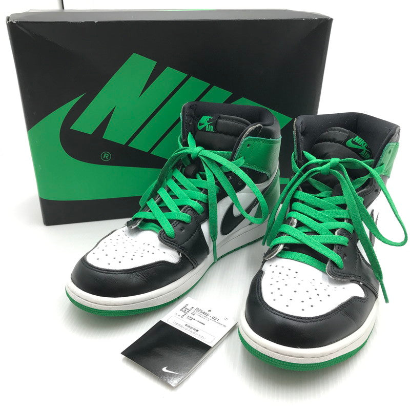 【中古品】【メンズ】 NIKE ナイキ AIR JORDAN 1 RETRO HIGH OG DZ5485-031 エア ジョーダン 1 レトロ ハイ オリジナル ラッキーグリーン スニーカー 靴 160-250313-hi-02-tag サイズ：28cm US 10 カラー：BLACK/LUCKY GREEN-WHITE 万代Net店