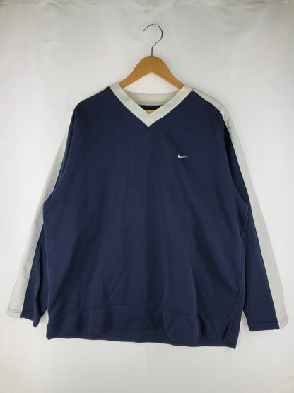 【中古品】【メンズ】 NIKE ナイキ V-NECK PULLOVER SHIRT H9-TWI Vネック プルオーバーシャツ 146-250313-hi-22-tag サイズ：XL カラー：ネイビー 万代Net店