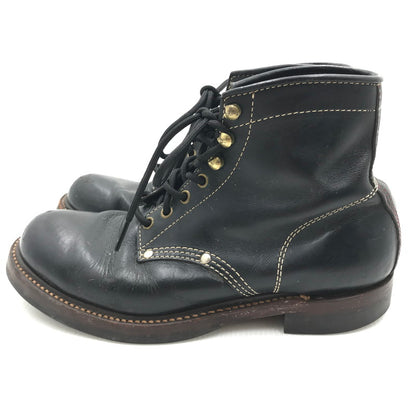 【現状渡し品】【メンズ】 The REAL McCOY'S ザリアルマッコイズ WORK BOOTS SURVEYOR 4807R 7620A TMA1315 ワークブーツ サーベイヤー 靴 164-250313-hi-09-tag サイズ：US 8 1/2D カラー：ブラック 万代Net店