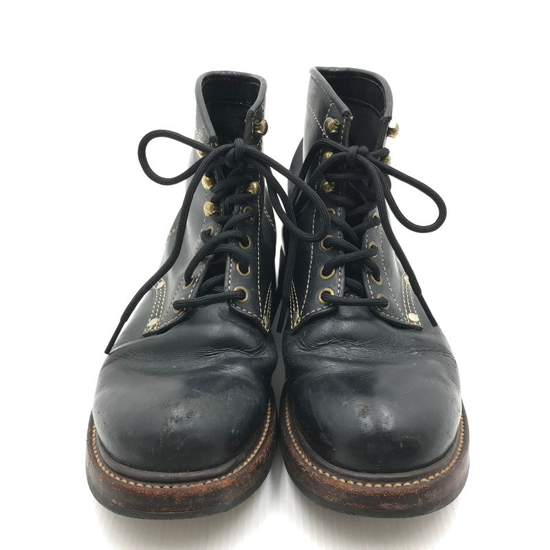 【現状渡し品】【メンズ】 The REAL McCOY'S ザリアルマッコイズ WORK BOOTS SURVEYOR 4807R 7620A TMA1315 ワークブーツ サーベイヤー 靴 164-250313-hi-09-tag サイズ：US 8 1/2D カラー：ブラック 万代Net店