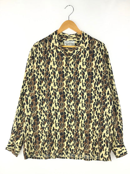 【中古品】【メンズ】 WACKO MARIA ワコマリア LEOPARD HAWAIIAN SHIRT L/S レオパード ハワイアンシャツ ロングスリーブ 総柄 長袖シャツ 142-250313-hi-33-tag サイズ：XL カラー：レオパード 万代Net店