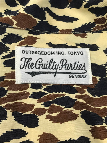 【中古品】【メンズ】 WACKO MARIA ワコマリア LEOPARD HAWAIIAN SHIRT L/S レオパード ハワイアンシャツ ロングスリーブ 総柄 長袖シャツ 142-250313-hi-33-tag サイズ：XL カラー：レオパード 万代Net店