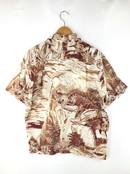 【中古品】【メンズ】 patagonia パタゴニア PATALLOHA ALOHA SHIRT 52541 パタロハ アロハシャツ 総柄 半袖シャツ 144-250313-hi-31-tag サイズ：M カラー：ブラウン系 万代Net店