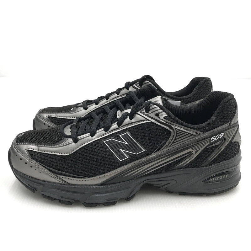 【中古美品】【メンズ】 NEW BALANCE ニューバランス U509E1 スニーカー 靴 162-250313-hi-03-tag サイズ：27.5cm US 9.5 カラー：ブラック 万代Net店