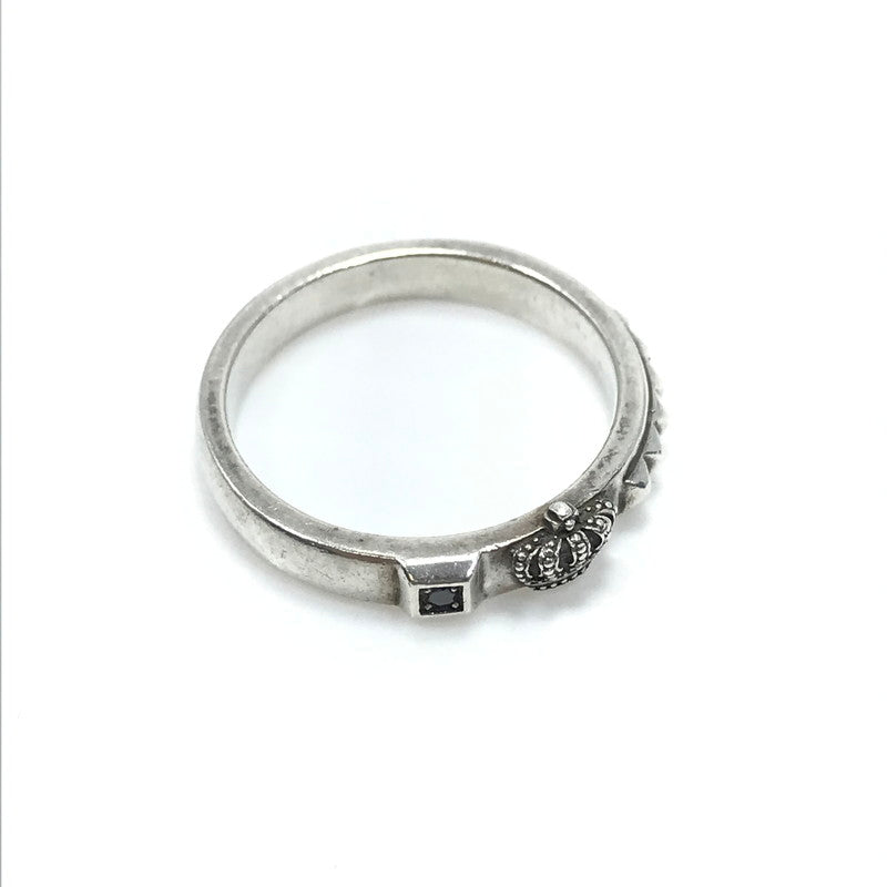 【中古品】【メンズ】 Justin Davis ジャスティンデイビス CHELSEA RING SRJ773A チェルシーリング 指輪 ブラックダイヤモンド アクセサリー 192-250313-hi-49-tag カラー：シルバー 万代Net店