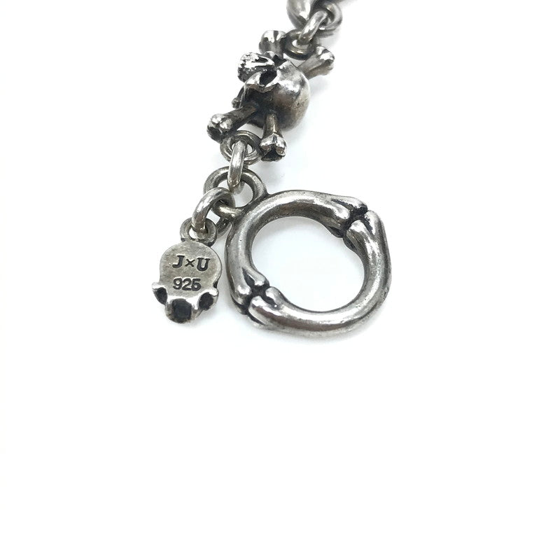 【中古品】【メンズ】 Justin Davis ジャスティンデイビス DOUBLE CROSS BRACELET SBJ552 ダブルクロスブレスレット Sサイズ アクセサリー 192-250313-hi-48-tag カラー：シルバー 万代Net店