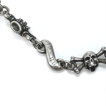 【中古品】【メンズ】 Justin Davis ジャスティンデイビス DOUBLE CROSS BRACELET SBJ552 ダブルクロスブレスレット Sサイズ アクセサリー 192-250313-hi-48-tag カラー：シルバー 万代Net店