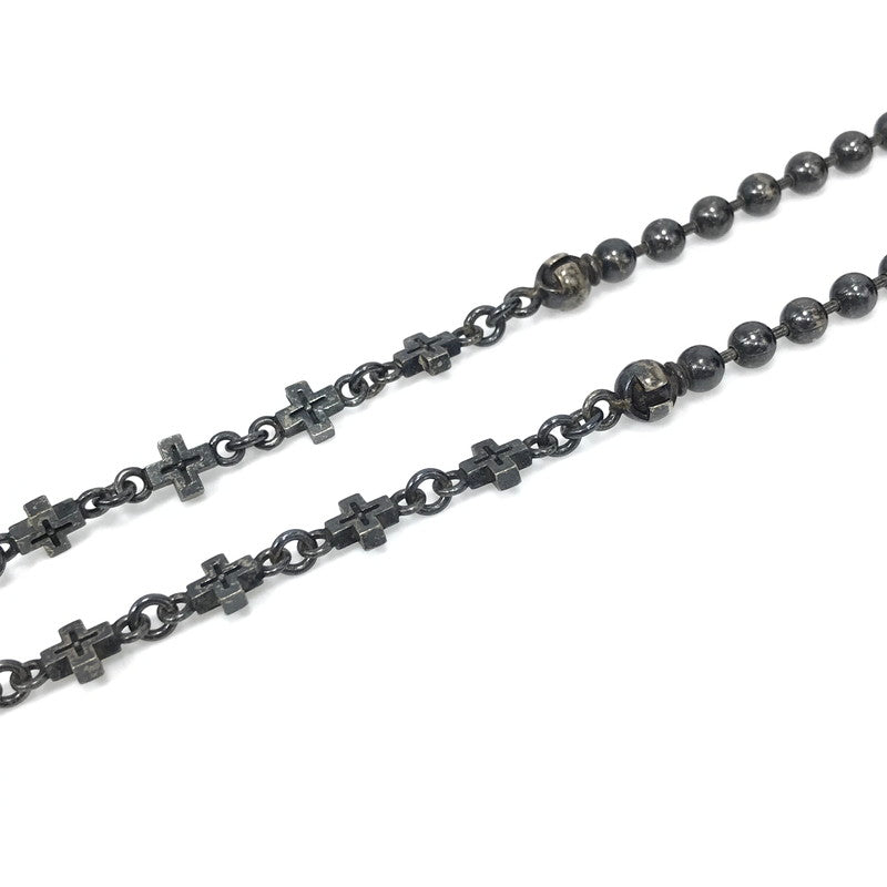 【中古品】【メンズ】 Justin Davis ジャスティンデイビス INFINITE CROSS CHAIN SNJ839 インフィニット クロスチェーン ネックレスチェーン アクセサリー 192-250313-hi-47-tag カラー：ブラック系 万代Net店