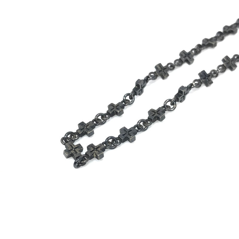 【中古品】【メンズ】 Justin Davis ジャスティンデイビス INFINITE CROSS CHAIN SNJ839 インフィニット クロスチェーン ネックレスチェーン アクセサリー 192-250313-hi-47-tag カラー：ブラック系 万代Net店