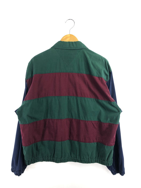 【中古品】【メンズ】 TOMMY HILFIGER トミーヒルフィガー 90'S BORDER SWING TOP JACKET 90年代 ボーダー スイングトップ ジャケット ライトアウター 146-260518-na-30-tagh サイズ：M カラー：マルチカラー 万代Net店