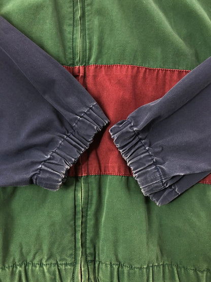 【中古品】【メンズ】 TOMMY HILFIGER トミーヒルフィガー 90'S BORDER SWING TOP JACKET 90年代 ボーダー スイングトップ ジャケット ライトアウター 146-260518-na-30-tagh サイズ：M カラー：マルチカラー 万代Net店