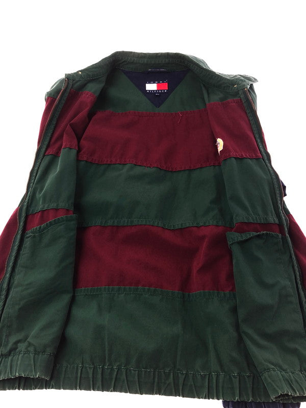 【中古品】【メンズ】 TOMMY HILFIGER トミーヒルフィガー 90'S BORDER SWING TOP JACKET 90年代 ボーダー スイングトップ ジャケット ライトアウター 146-260518-na-30-tagh サイズ：M カラー：マルチカラー 万代Net店