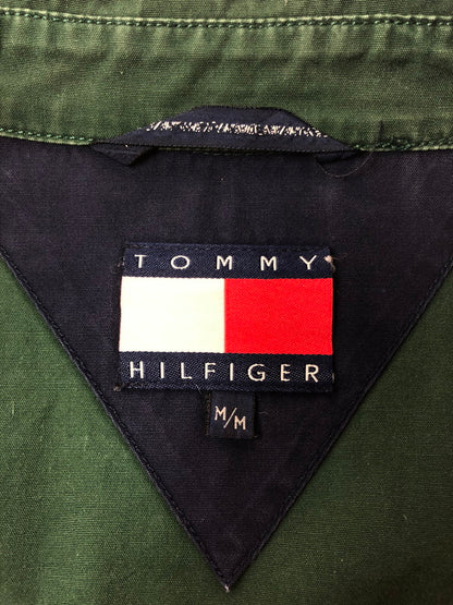 【中古品】【メンズ】 TOMMY HILFIGER トミーヒルフィガー 90'S BORDER SWING TOP JACKET 90年代 ボーダー スイングトップ ジャケット ライトアウター 146-260518-na-30-tagh サイズ：M カラー：マルチカラー 万代Net店
